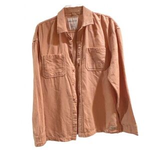 Hollister Relaxed Fit Thin Flannel Button-Down | Dual Chest Pockets | Size Small